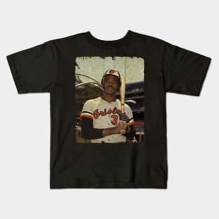 Eddie Murray in Baltimore Orioles, 1977 Kids T-Shirt